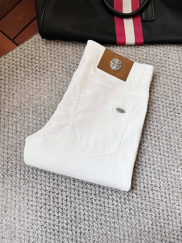 Chrome Hearts' newest jeans for spring 2025. No pressure to enter or leave the s
