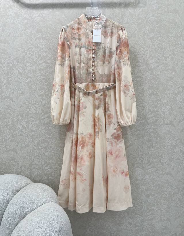 Zimmerman* Zimmerman 25 new style painted rose flower print dress, fashionable s