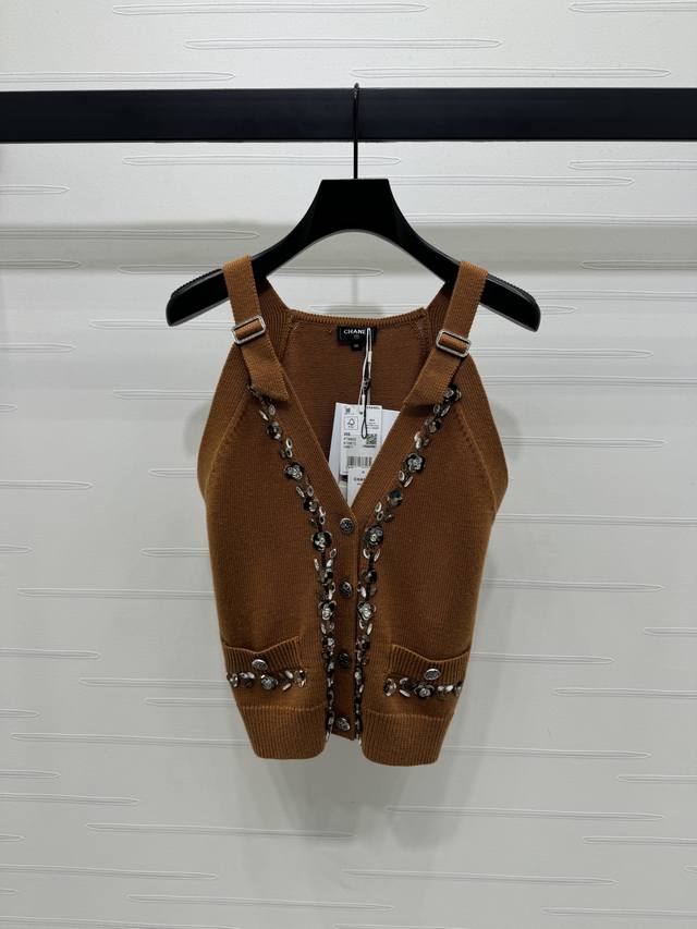 New original high-end quality Chane* 2025 early autumn latest series! Beaded kni