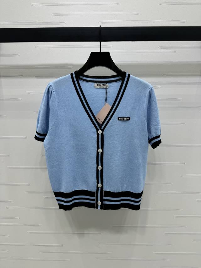 New original high-end quality Miumi*2025 spring and summer latest series! Stripe