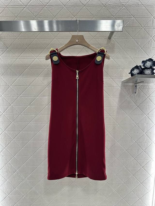 Louis Vuitto*2025 new arrivals Heavy-duty shoulder strap vest dress Customized Y