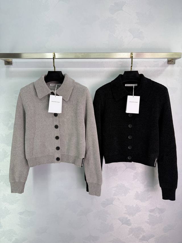 Alexander Wan* 2025 Early Fall newest collection! Lapel long-sleeved cardigan! C