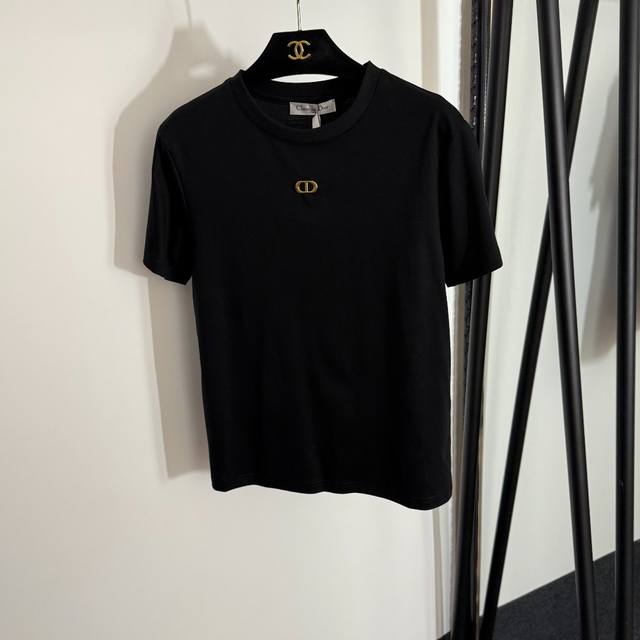 Style No. 20253891 Dio* new Cd hardware decoration simple and versatile short-sl