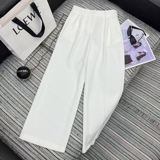 Highly recommended 25-year early autumn series Loe* new suit straight pants embr