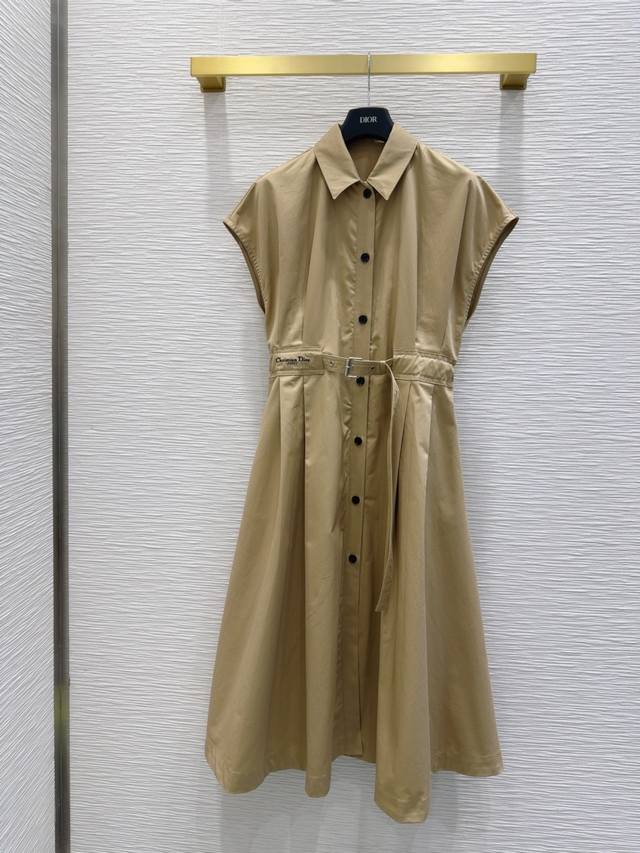 Christian Dio*2025Ss new trench coat dress, comfortable and versatile, trade com