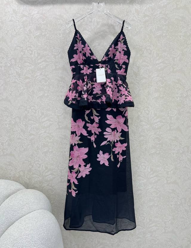 Zimmerman* Zimmerman 25 new explorer positioning print fake two-piece suspender