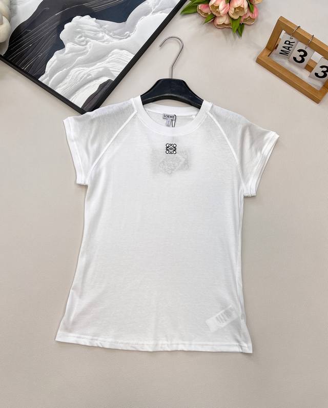 Loewe25Ss Spring and Summer New Summer Limited Fashionable Hot T-shirtحExclusive