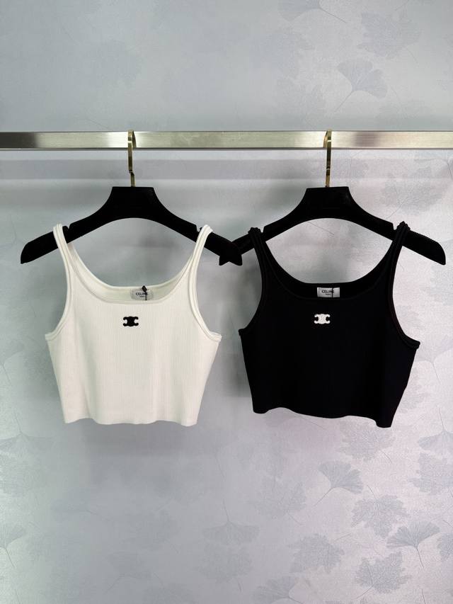 Celin*2025 Spring and Summer latest series! Knitted camisole! Custom wool knitte