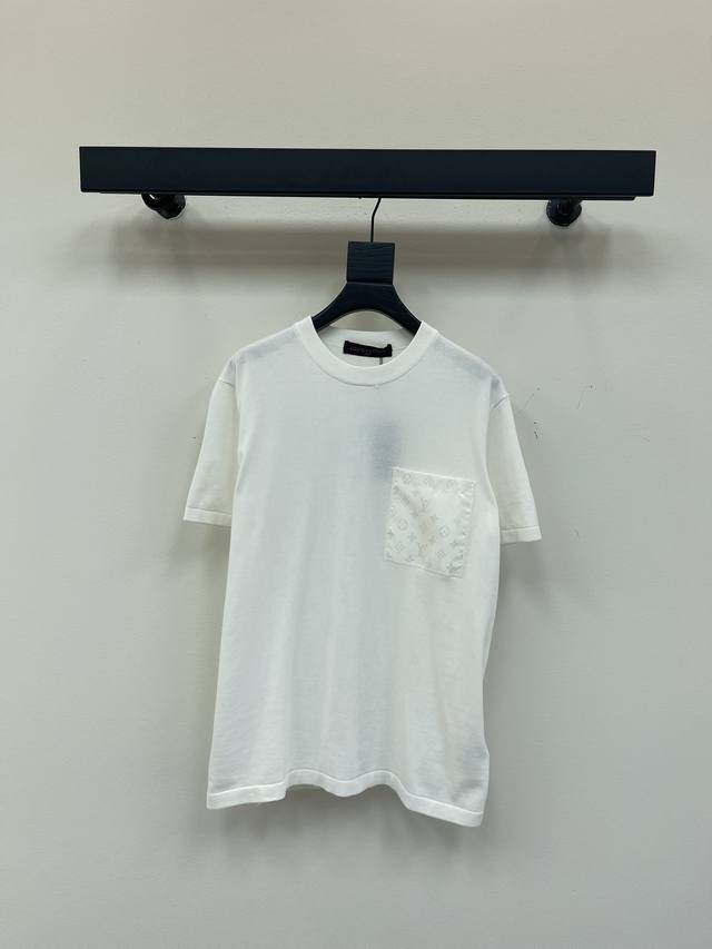 Louis Vuitto* 25Ss Spring/Summer new style pocket full logo jacquard knitted rou