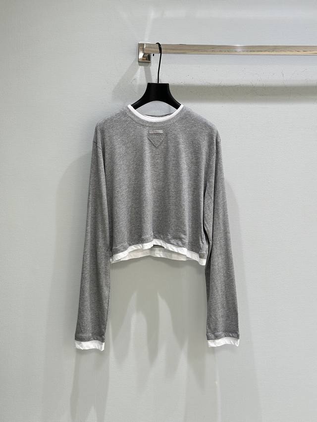 25Ss New summer style! Classic contrast color, retro and old triangle logo, ribb