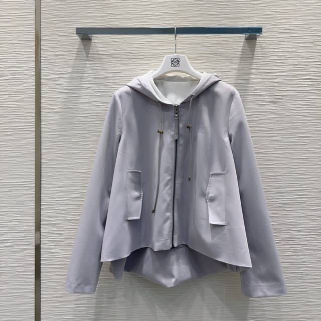 Loe W*E2025Ss new low-key luxury three-dimensional tailoring streamlined line de