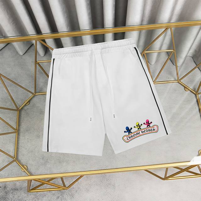 Chrome Hearts printed cotton shorts and sweatpants 1:1 matching fabric 380g terr