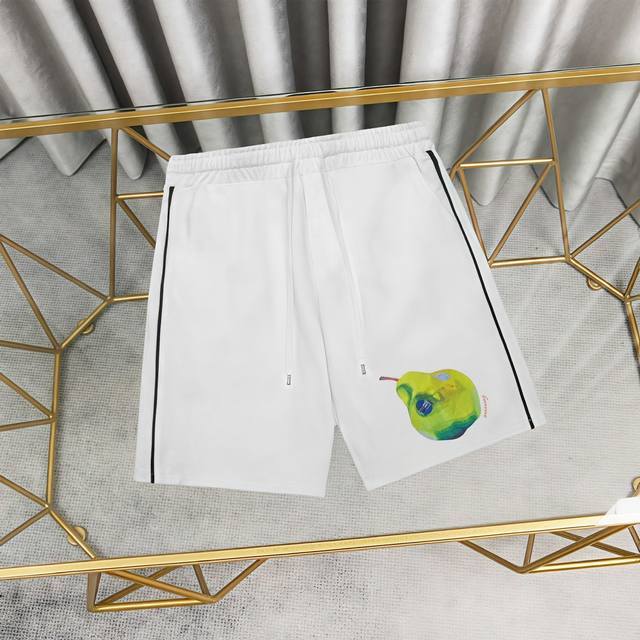 Burberry printed cotton sweatpants shorts and shorts 1:1 matching fabric 380g te
