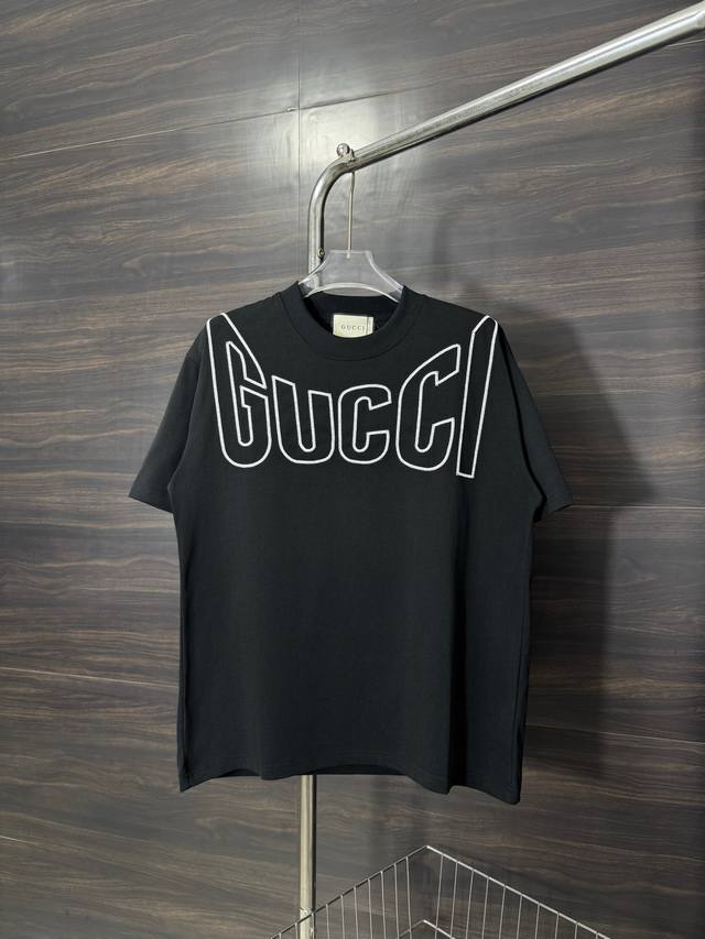 Model number: He217 Gucci-Gucci 25 new style round neck short sleeves with large