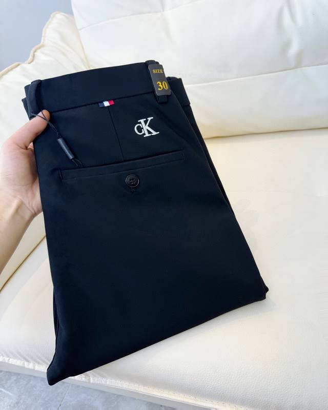 Style: D210 Ck suit pants, clean black pants, the most classic and best-selling