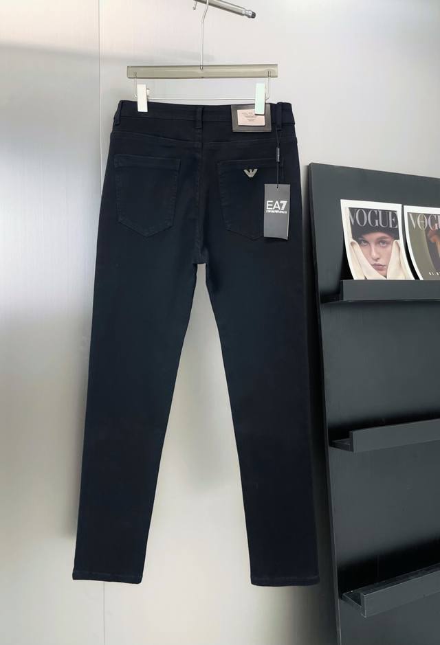 High-end quality item number: D13 Amani classic black jeans with OEM logo Custom