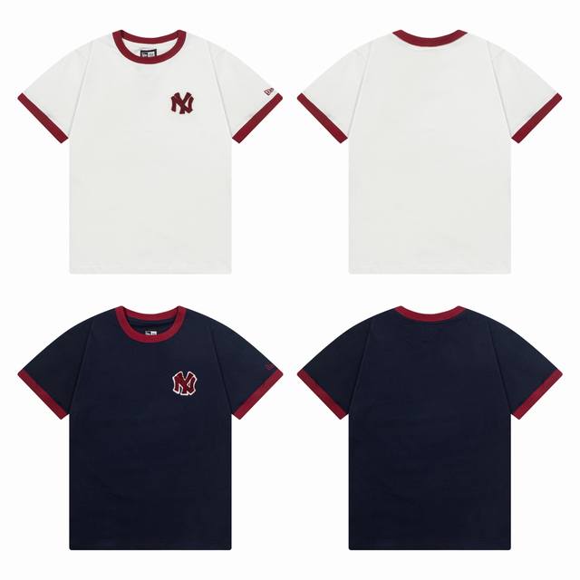 Yankees 3D towel embroidery T-shirt, get rich quick alert 1 Ny on the chest: 3D
