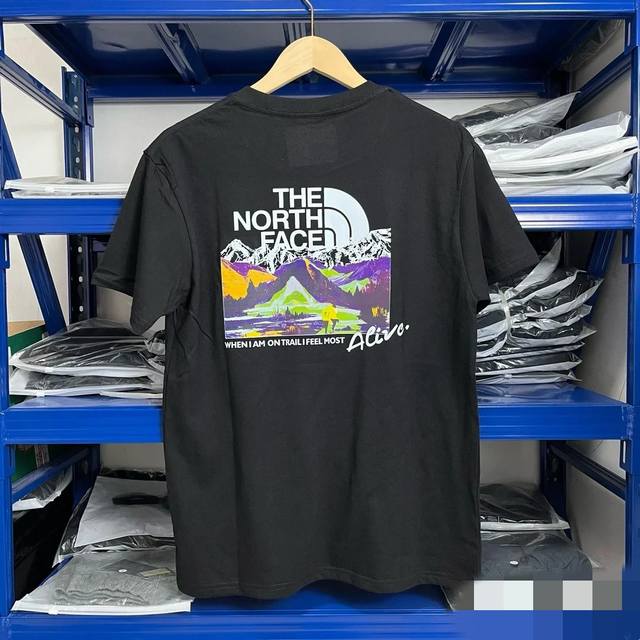 3 North Face high quality printed short-sleeved T-shirts for men and women in th