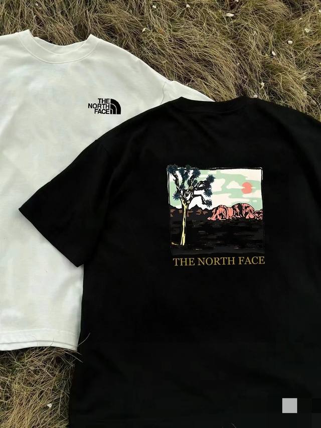The North Face high-quality short-sleeve, 260g double yarn fabric, available now