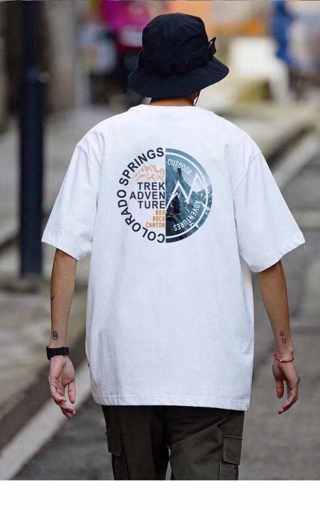 281 The North Face high-quality short-sleeve, 260g double yarn fabric, available
