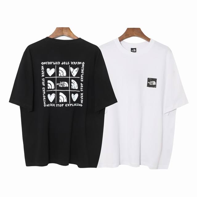 232#The North Face high quality short sleeves, 260g double yarn fabric, availabl