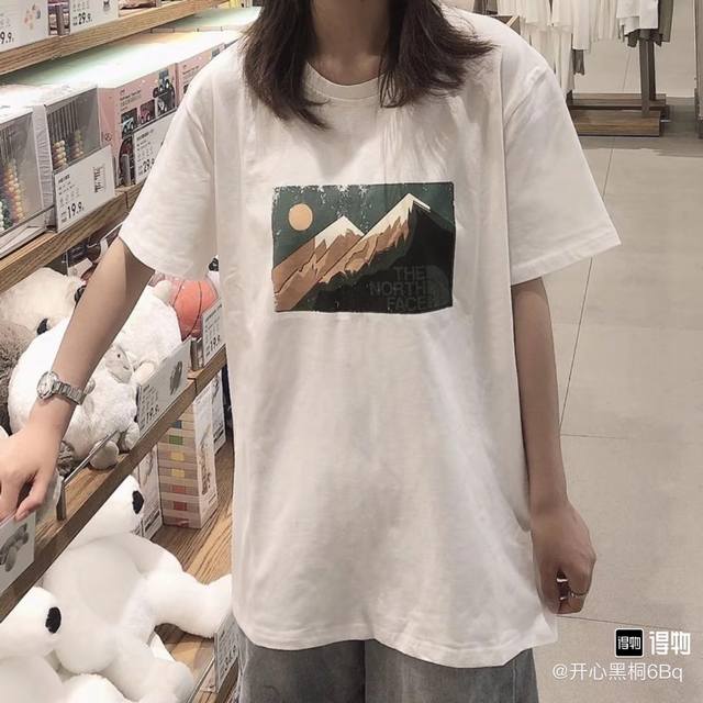 249#The North Face high quality short sleeves, 260g double yarn fabric, availabl