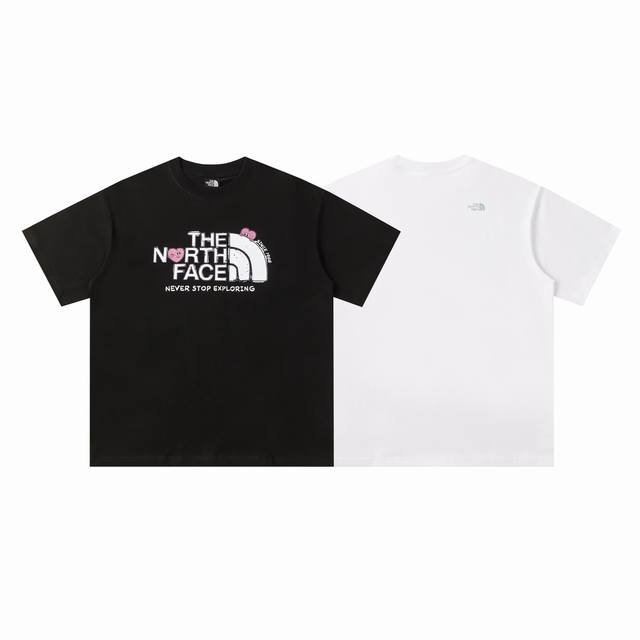 204#The North Face high quality short sleeves, 260g double yarn fabric, availabl