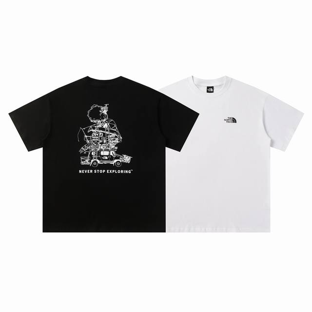 226# The North Face high quality short sleeves, 260g double yarn fabric, availab