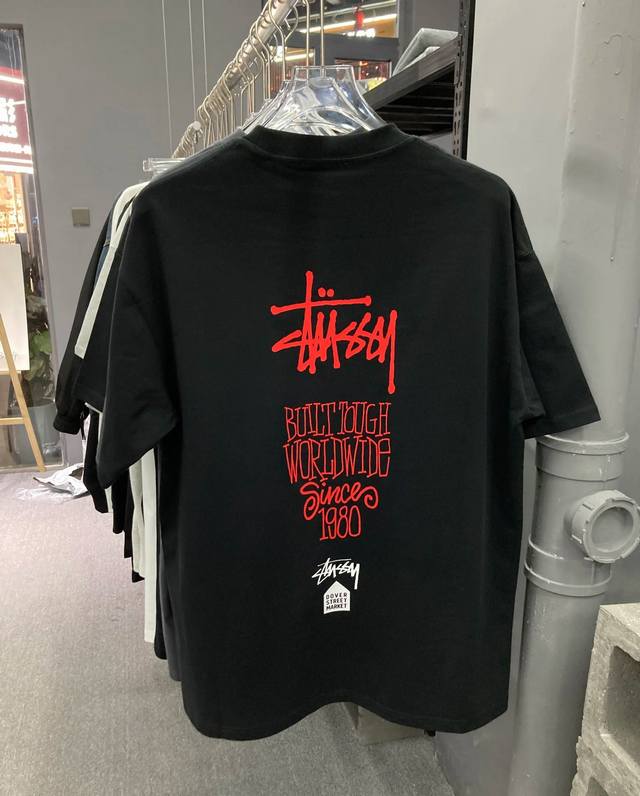 1183 Stussy printed short-sleeved T-shirt for men and women, same size Mlxlxxl,