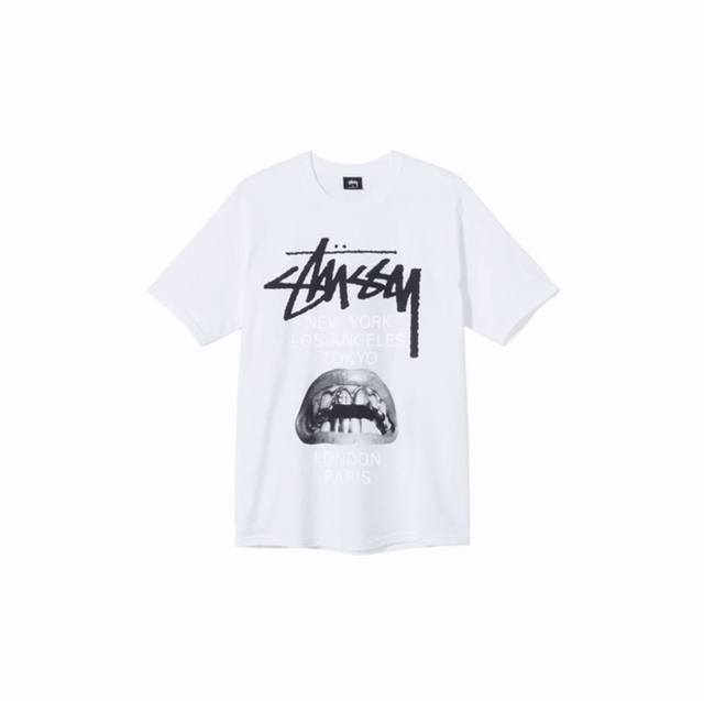 1044# Stussy high quality short sleeves, 260g double yarn fabric, available now,