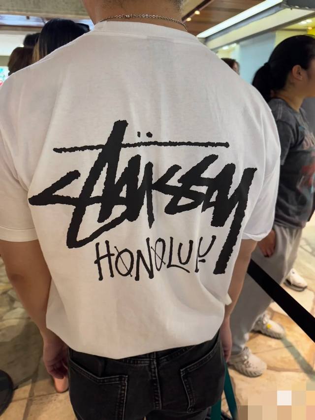 1162 Stussy Hawaii limited edition high-quality short-sleeves, 260g double yarn