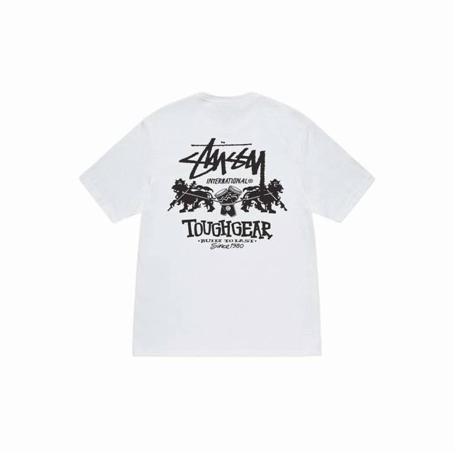 1154 Stussy high-quality short-sleeve, 260g double yarn fabric, available now, l