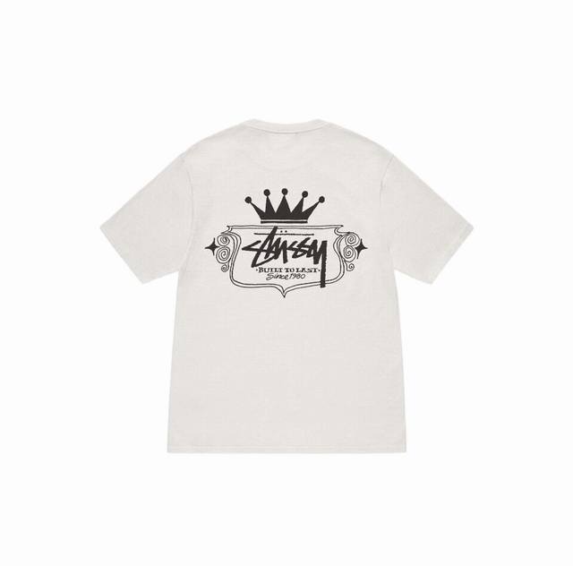 1144 Stussy high-quality short-sleeve, 260g double yarn fabric, available now, l
