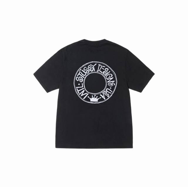 1133 Stussy high-quality short-sleeve, 260g double yarn fabric, available now, l
