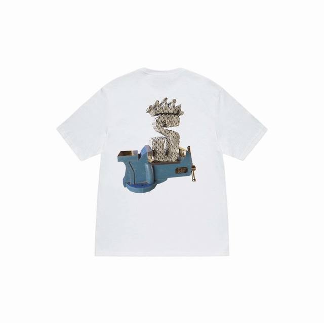 1118 Stussy high-quality short-sleeve, 260g double yarn fabric, available now, l