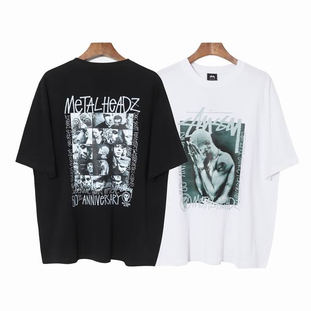 120# Stussy high quality short sleeves, 260g double yarn fabric, available now,