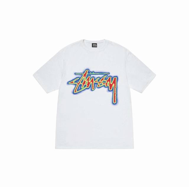 1083 Stussy high-quality short-sleeve, 260g double yarn fabric, available now, l