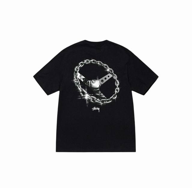 1071 Stussy high-quality short-sleeve, 260g double yarn fabric, available now, l