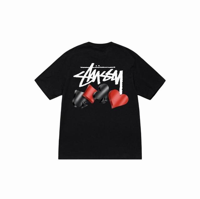 1041# Stussy high quality short sleeves, 260g double yarn fabric, available now,