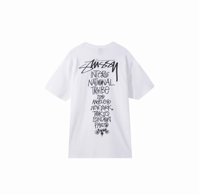 1039# Stussy high quality short sleeves, 260g double yarn fabric, available now,