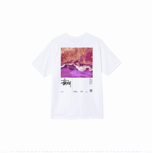 1016#Stussy high quality short sleeves, 260g double yarn fabric, available now,