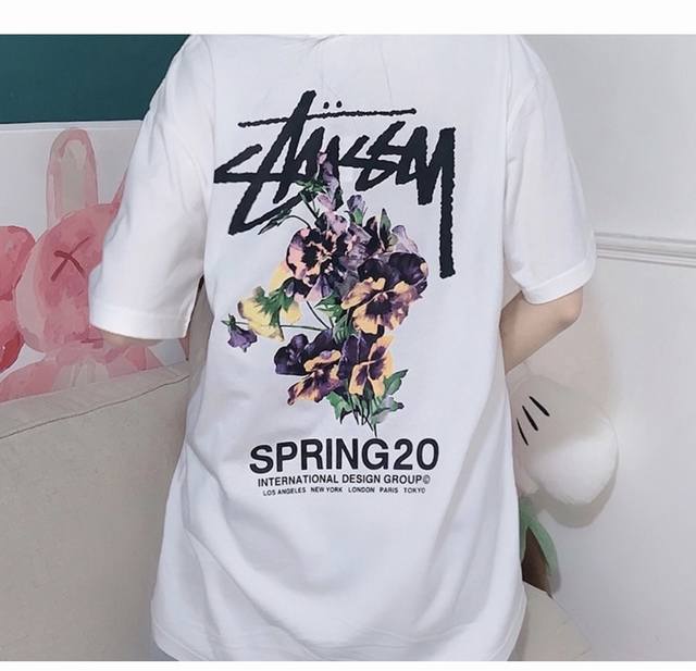 194# Stussy high quality short sleeves, 260g double yarn fabric, available now,