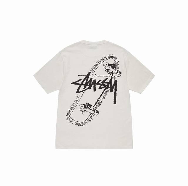1019# Stussy high quality short sleeves, 260g double yarn fabric, available now,