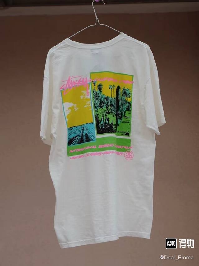 1014#Stussy high quality short sleeves, 260g double yarn fabric, available now,