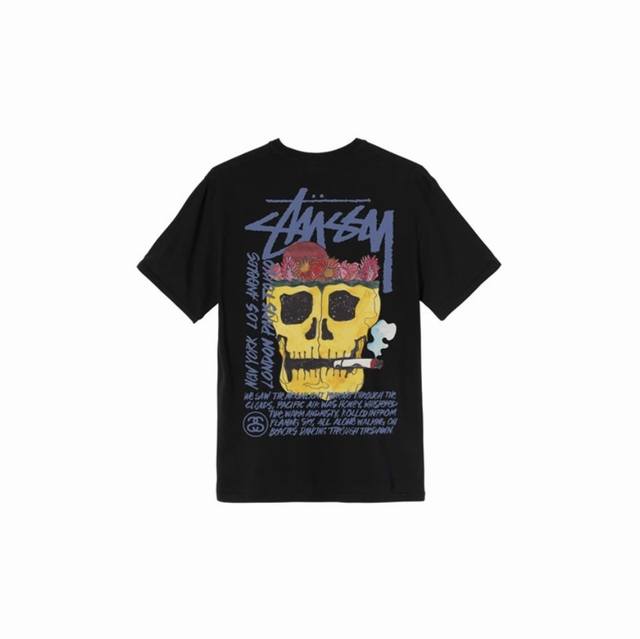 1012#Stussy high quality short sleeves, 260g double yarn fabric, available now,