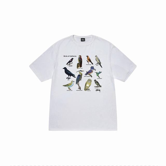 1003#Stussy high quality short sleeves, 260g double yarn fabric, available now,