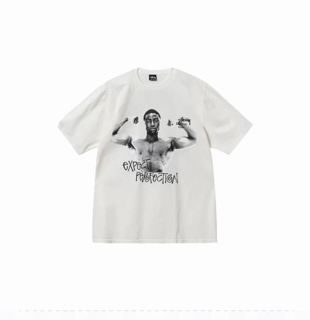 188#Stussy high quality short sleeves, 260g double yarn fabric, available now, l
