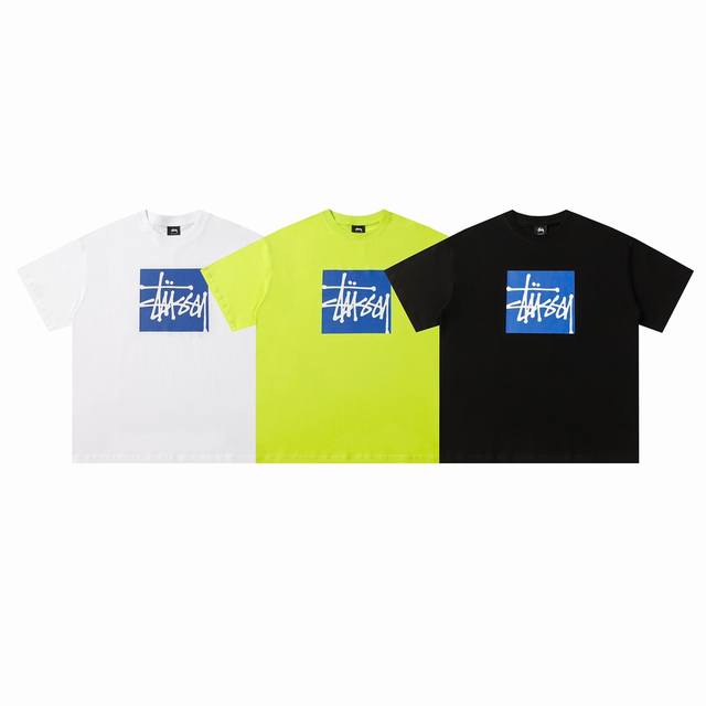 146#Stussy high quality short sleeves, 260g double yarn fabric, available now, l