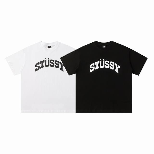 147#Stussy high quality short sleeves, 260g double yarn fabric, available now, l