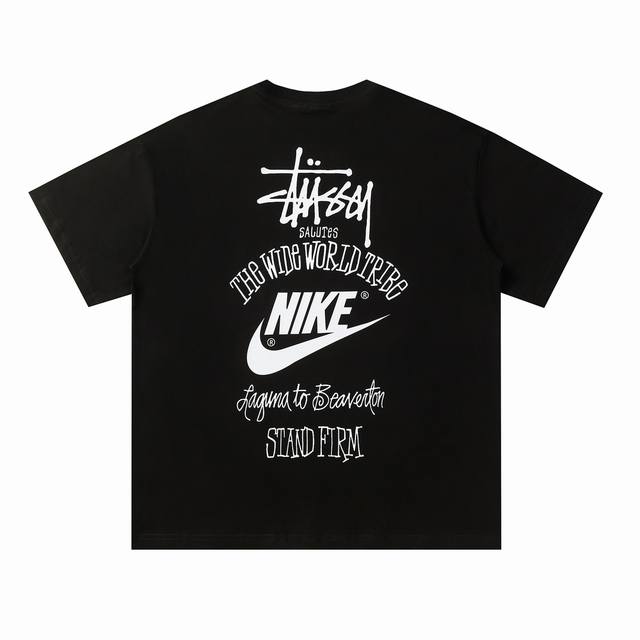 111#Stussy high quality short sleeves, 260g double yarn fabric, available now, l